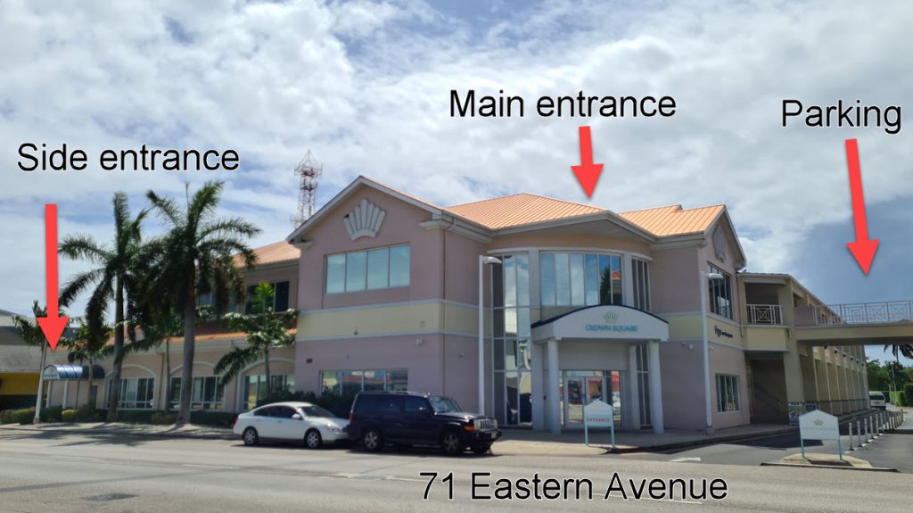 Cayman Medical main and side entrance